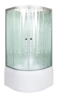 Душевая кабина Deto L 910 N с гидромассажем  100х100х200 см